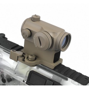 Коллиматорный прицел AIM-O T1 DE Red/Green Dot, 45° Offset Mount, QD Mount and Low Mount AO5052-DE